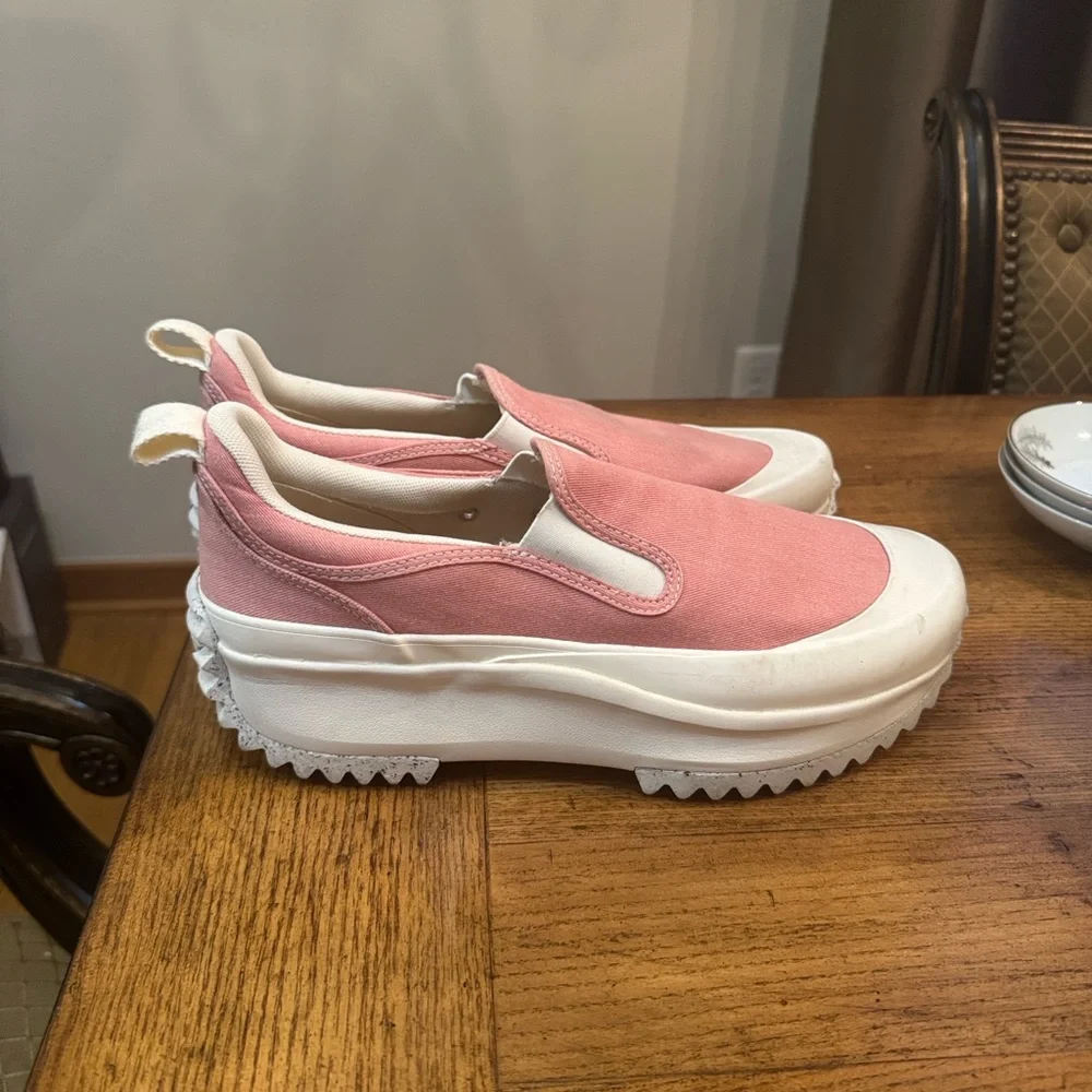 Converse Pink Slip-On Platform Sneakers | Unisex - Picture 5 of 9
